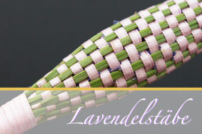 Lavendelstäbe weben