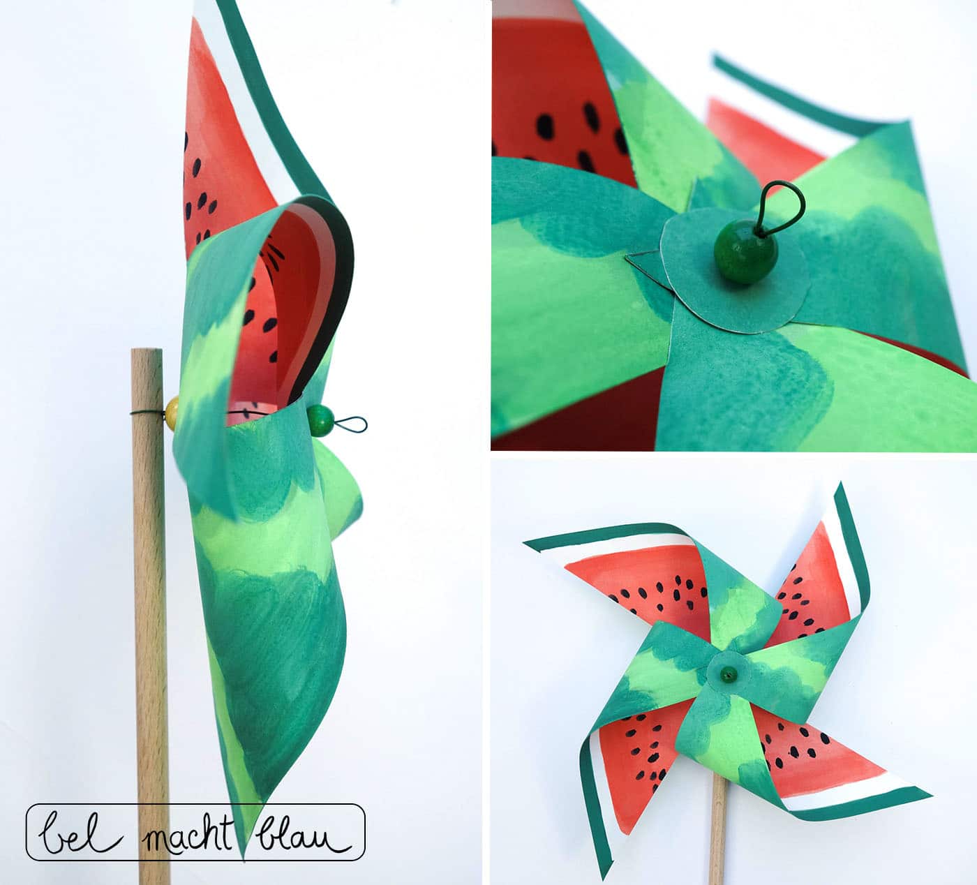 Melonen-Windrad