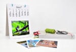 Fotokalender mit handgeletterten Seiten & Freebies dazu