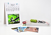 Fotokalender mit handgeletterten Seiten & Freebies dazu