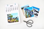 Fotokalender mit handgeletterten Seiten & Freebies dazu