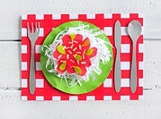 DIY 3D Spaghetti-Karte