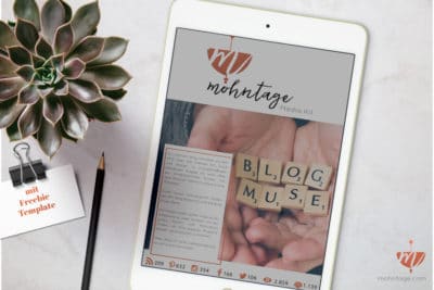 DIY-Mediakit + Freebie Design Vorlage