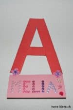 DIY Namensschild
