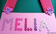 DIY Namensschild