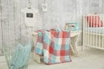 Gar nicht kleinkariert: gestrickte Plaids im Vichy-Karo-Look