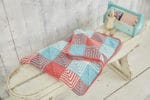 Gar nicht kleinkariert: gestrickte Plaids im Vichy-Karo-Look