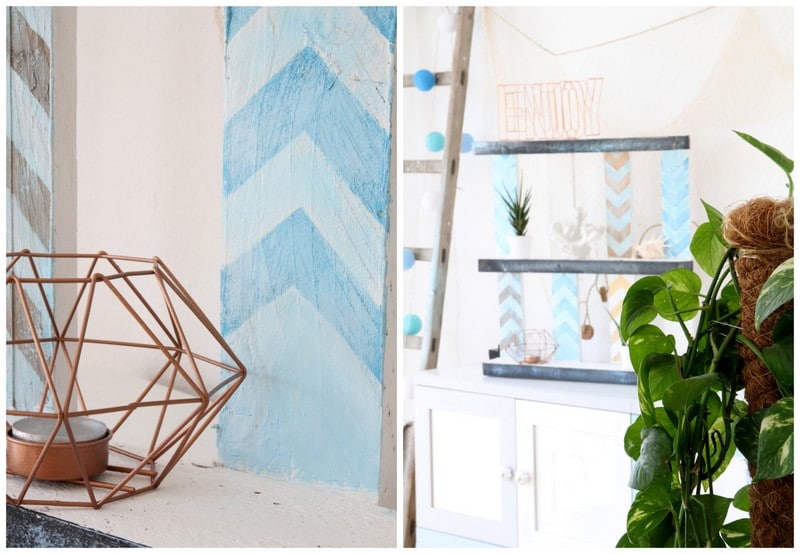 {DIY: } Paletten-Regal in sommerlichen Farben