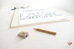 DIY Handlettering Wandbild aus Holz für den Balkon