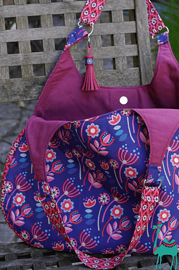 Hübsche Lederquaste für eine hübsche Henkeltasche!