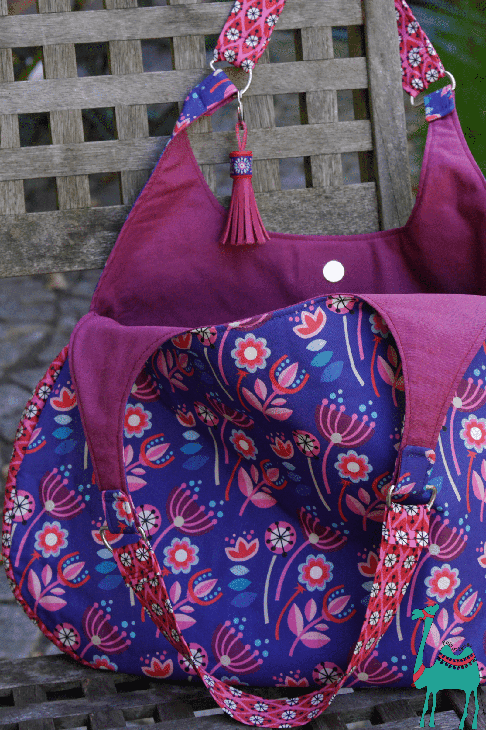 Hübsche Lederquaste für eine hübsche Henkeltasche!