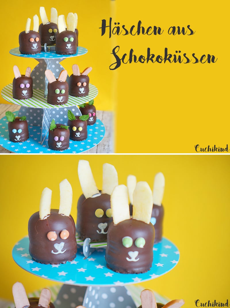 Häschen aus Schokoküssen