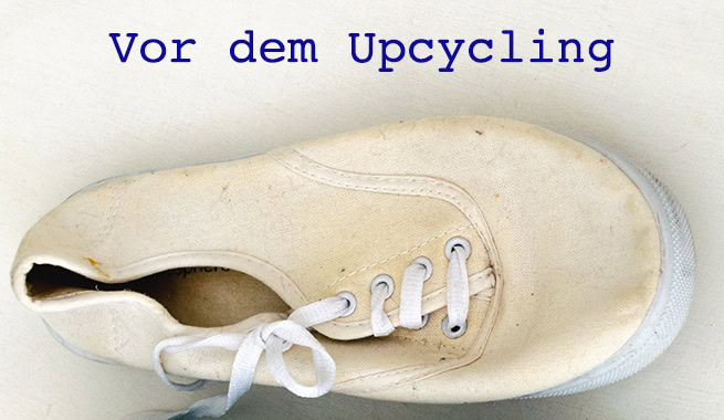 Upcycling – Schuhe färben und bemalen