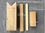 Holz Spiel Kubb DIY
