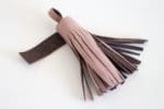 DIY LEDER QUASTEN ANHÄNGER