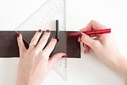 DIY LEDER QUASTEN ANHÄNGER