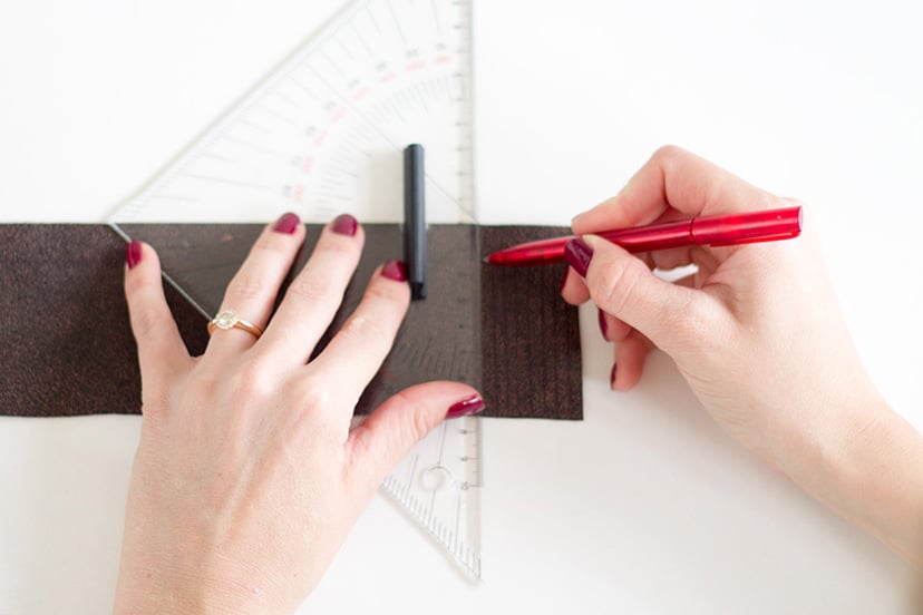 DIY LEDER QUASTEN ANHÄNGER