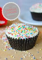 Vanilla Cupcake mit Topping