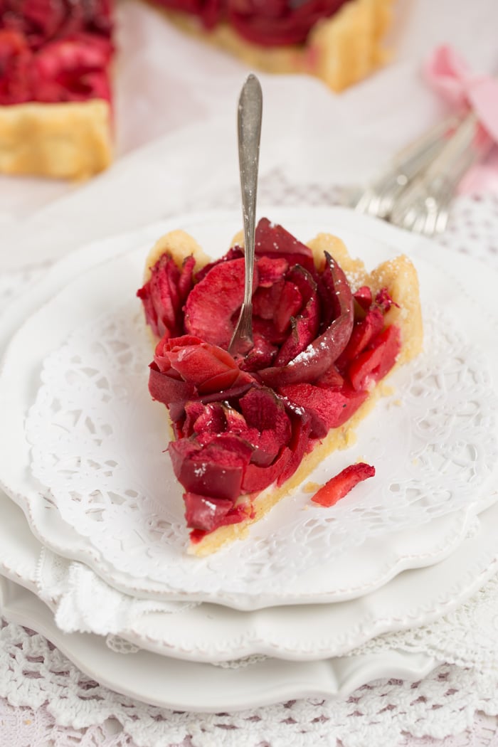 „Apfelrosen Tarte-Krügers Dickstiel!“