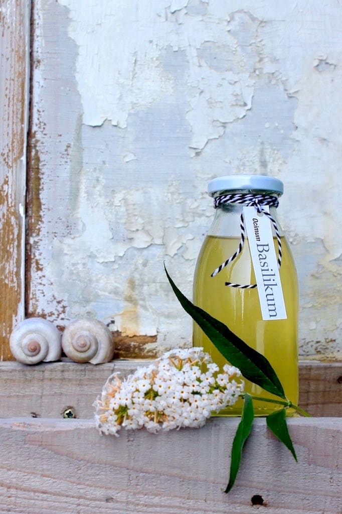 Aroma im Glas: Basilikum Sirup