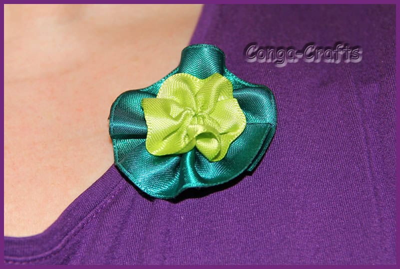 Bandblüte als Giveaway/Ring/Spange/Clip …