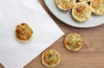 Mini-Quiches mit Frischkäse