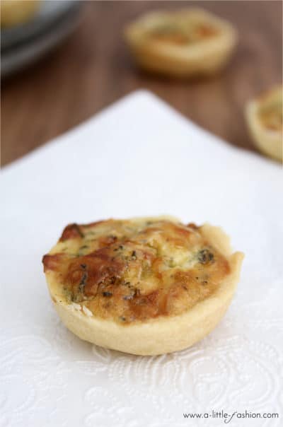 Mini-Quiches mit Frischkäse