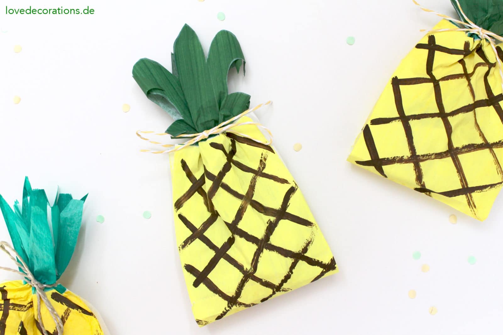 DIY Ananas Tüten