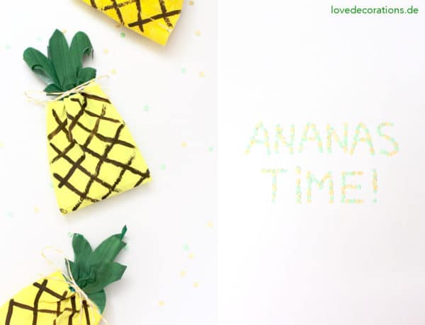 DIY Ananas Tüten