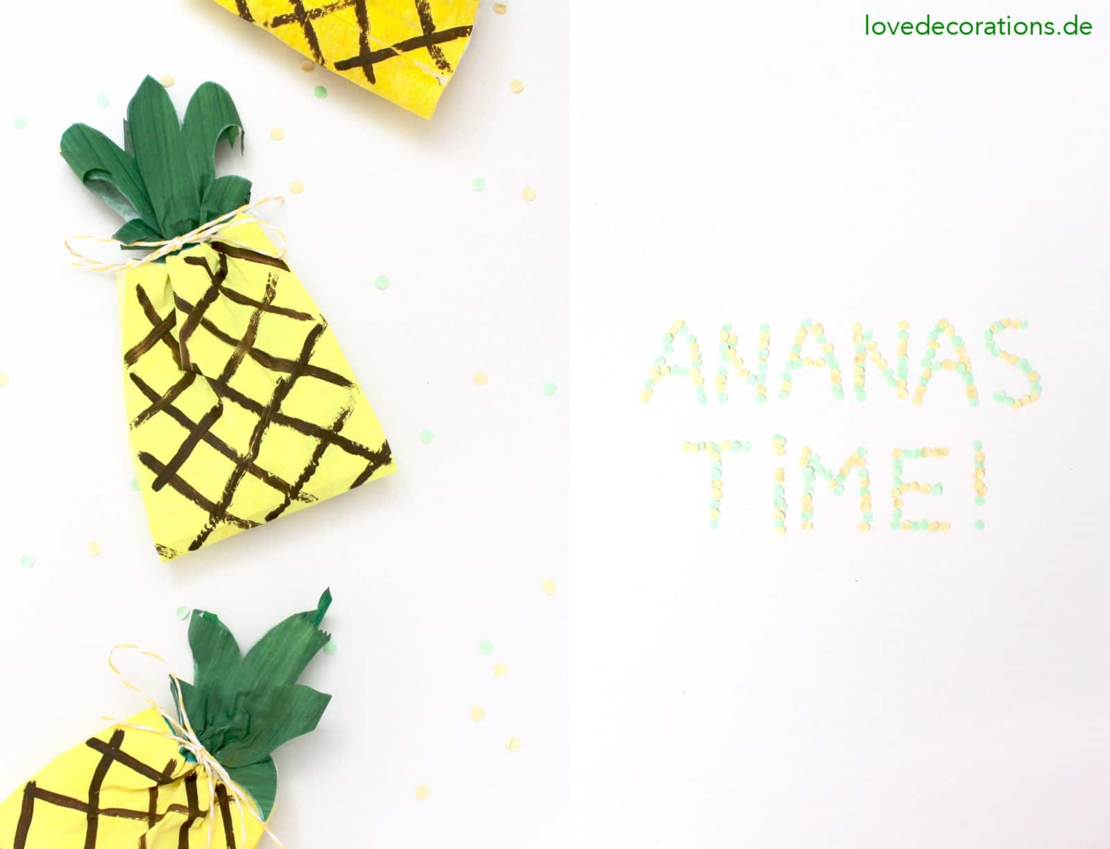 DIY Ananas Tüten