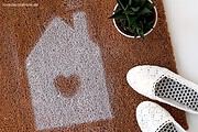 DIY Fußmatte mit Wunschmotiv