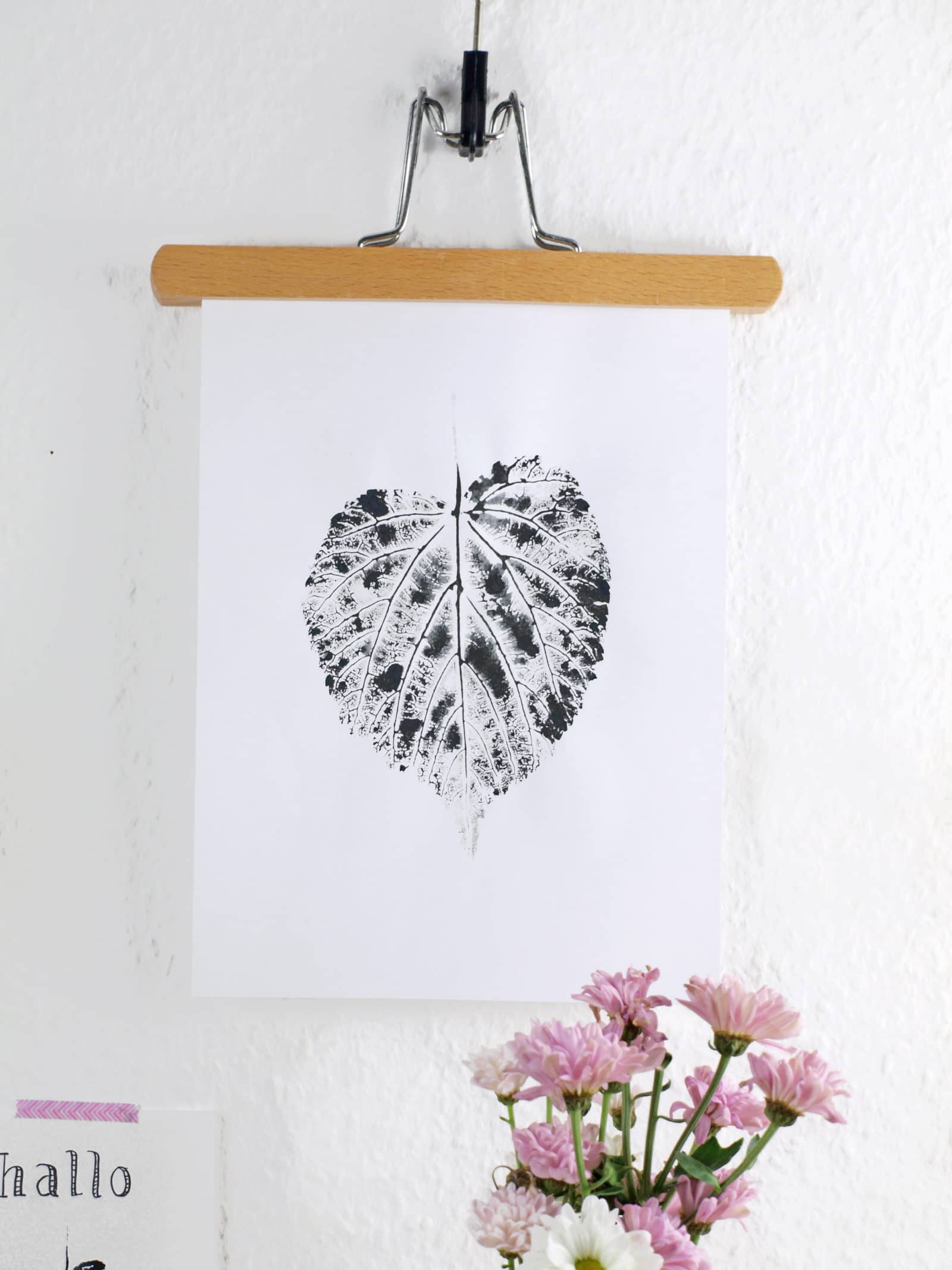 Wandbilder drucken mit Herbstlaub - HANDMADE Kultur