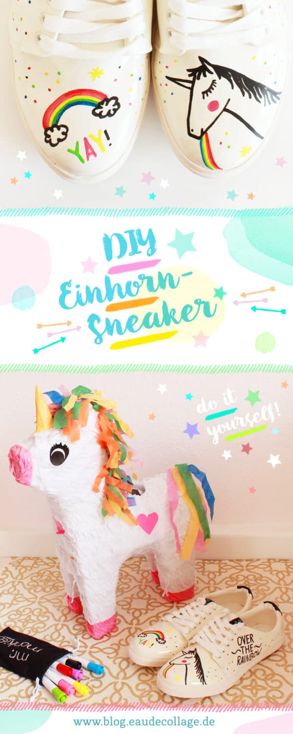 DIY EINHORN-SNEAKER BEMALEN