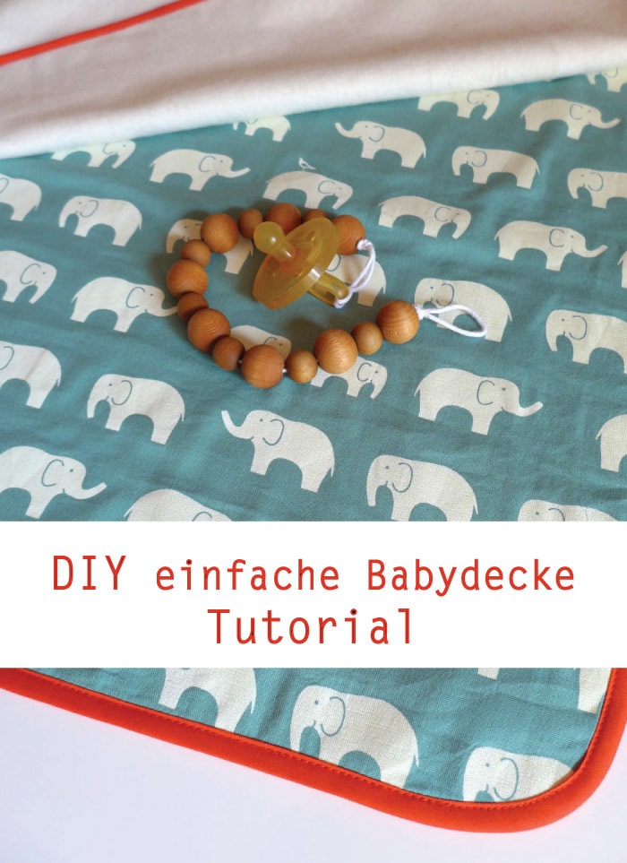 DIY – eine einfache Babydecke nähen