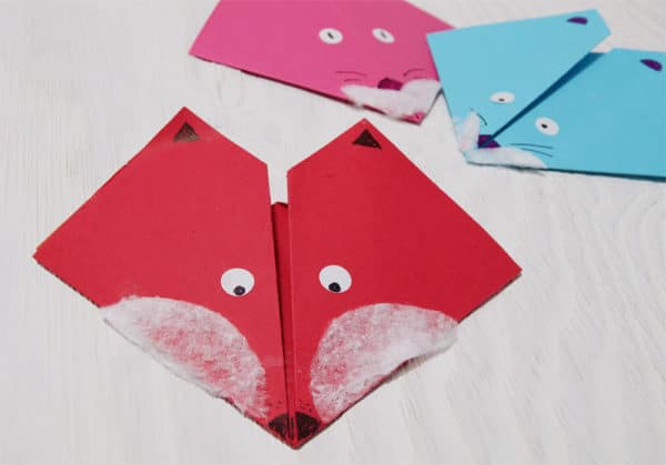 Origami Fuchs basteln