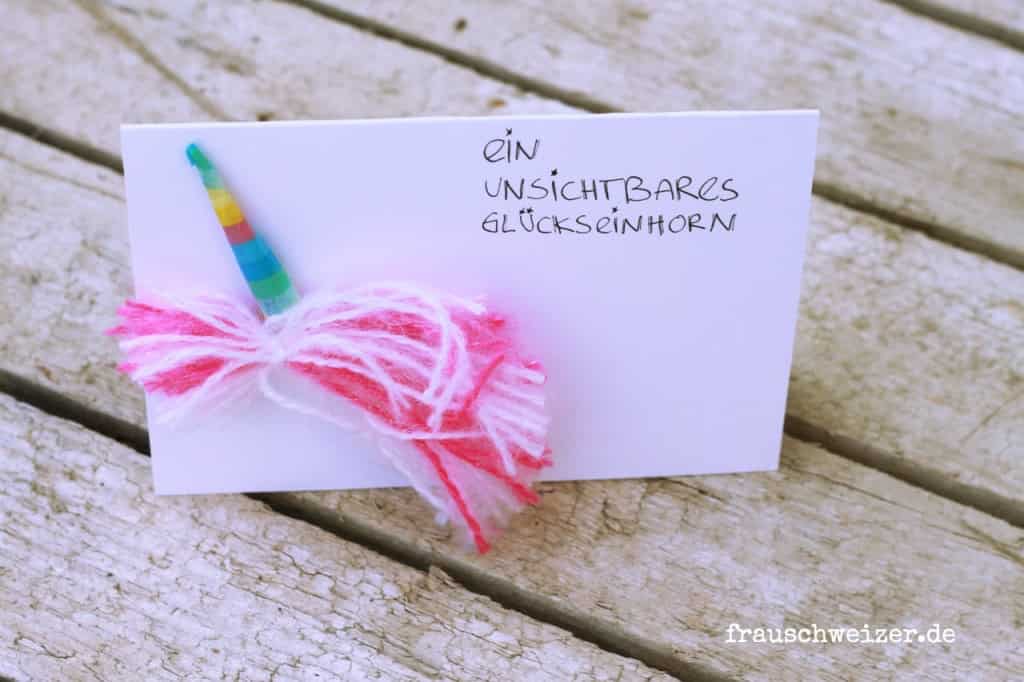 DIY für eine EinhornKarte