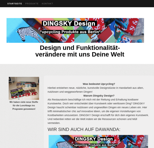 Startseite – DINGSKY Design – upcycling from Neukölln, Berlin