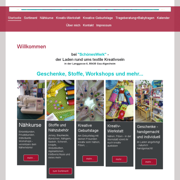 SchönesWerk – Startseite