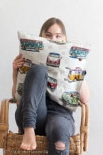 Ein Bulli-Kissen … wie cool ist das denn?