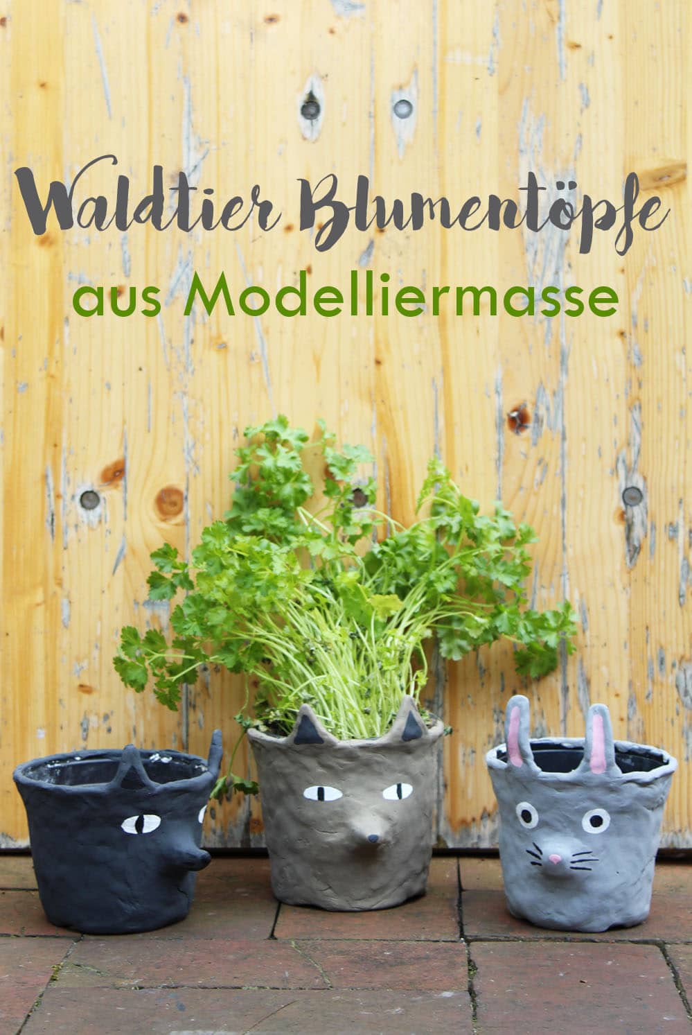 Blumentöpfe in Tierform
