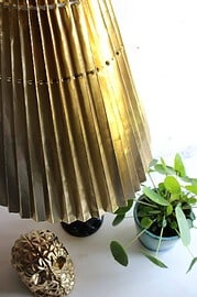 #DIY – Lampenschirm mit Akkordeonfaltung