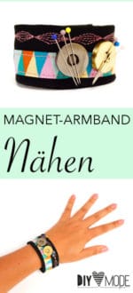 Magnetisches Nadelkissen-Armband nähen