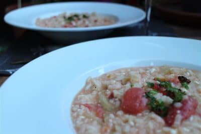 Garnelen-Fenchel-Risotto