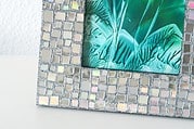 CD-Mosaik mit Glitzer