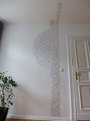 Wandbild aus Farbkarten