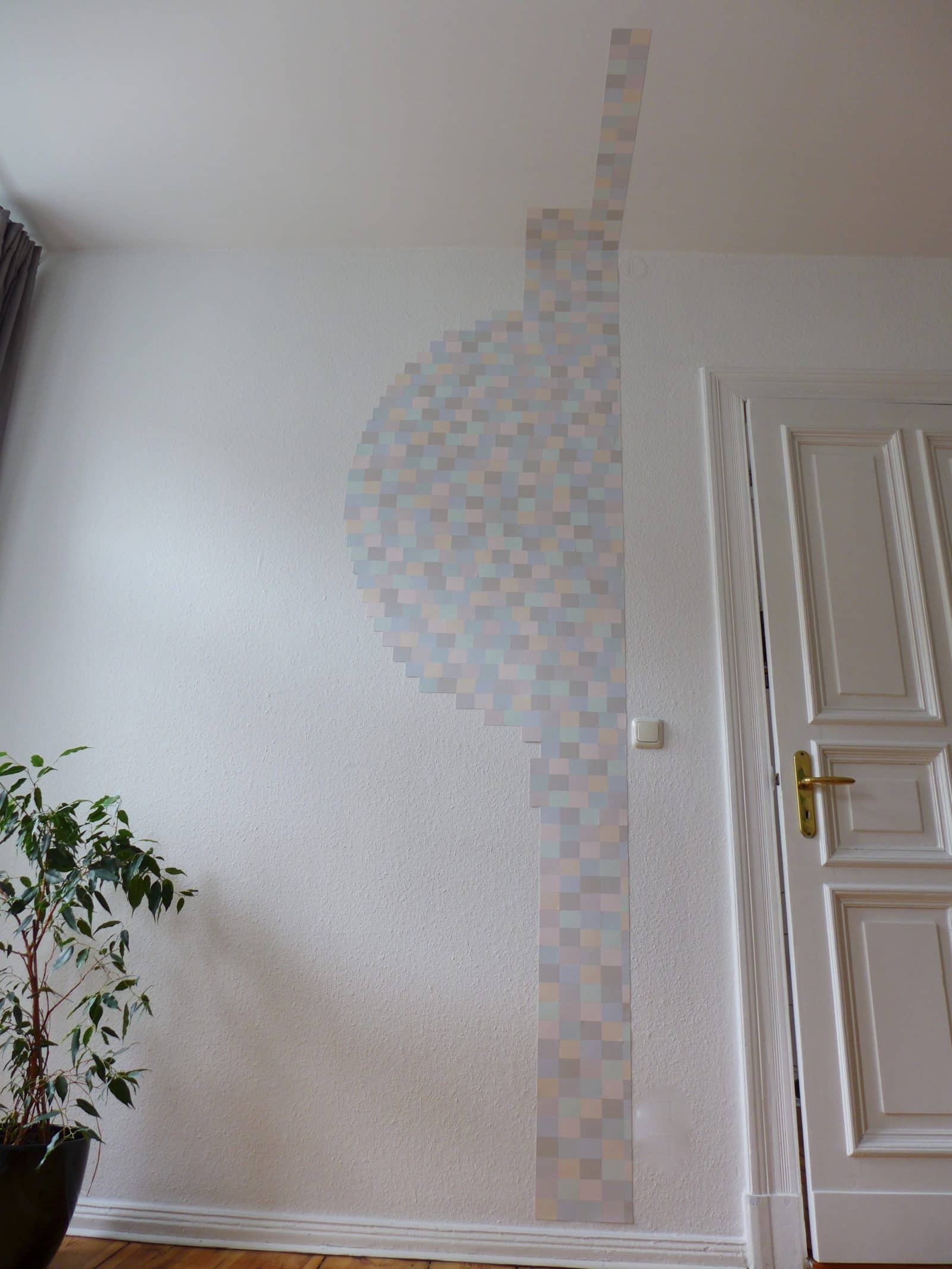 Wandbild aus Farbkarten