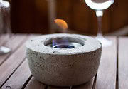 Tischfeuerschale aus Beton