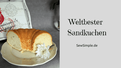 Weltbester Sandkuchen (ohne Ei/vegan)