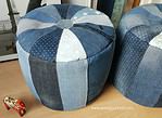 Pouf mit Schnittmuster + Anleitung
