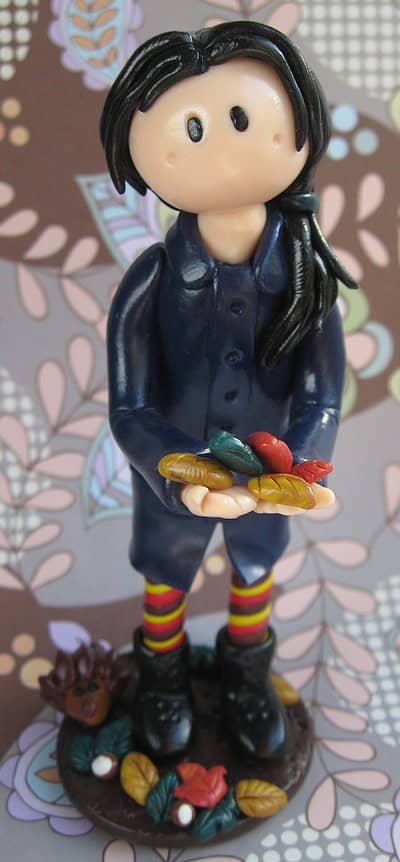 Autumn Fimo-Figur